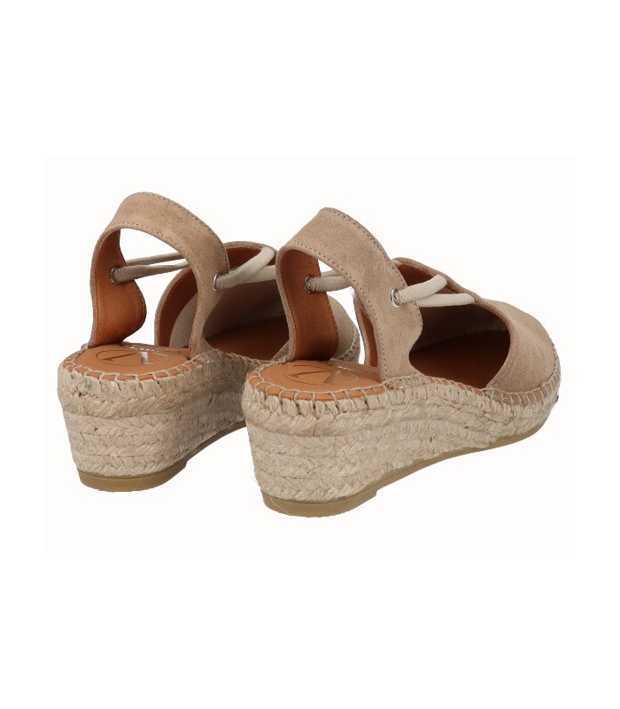 Alprgatas de mujer color cuero