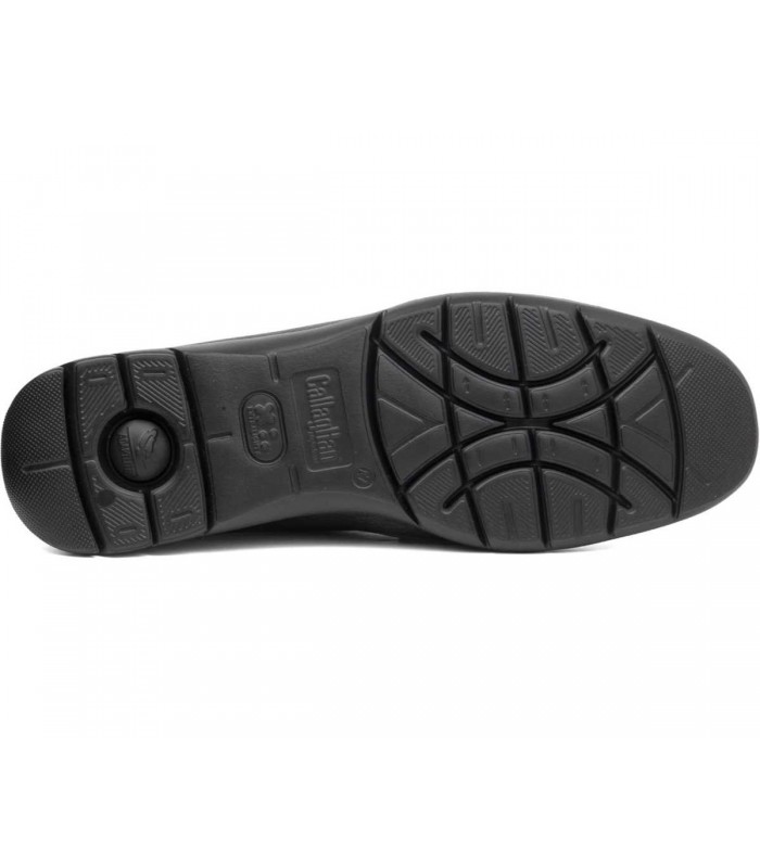 Mocasines en piel negra de hombre