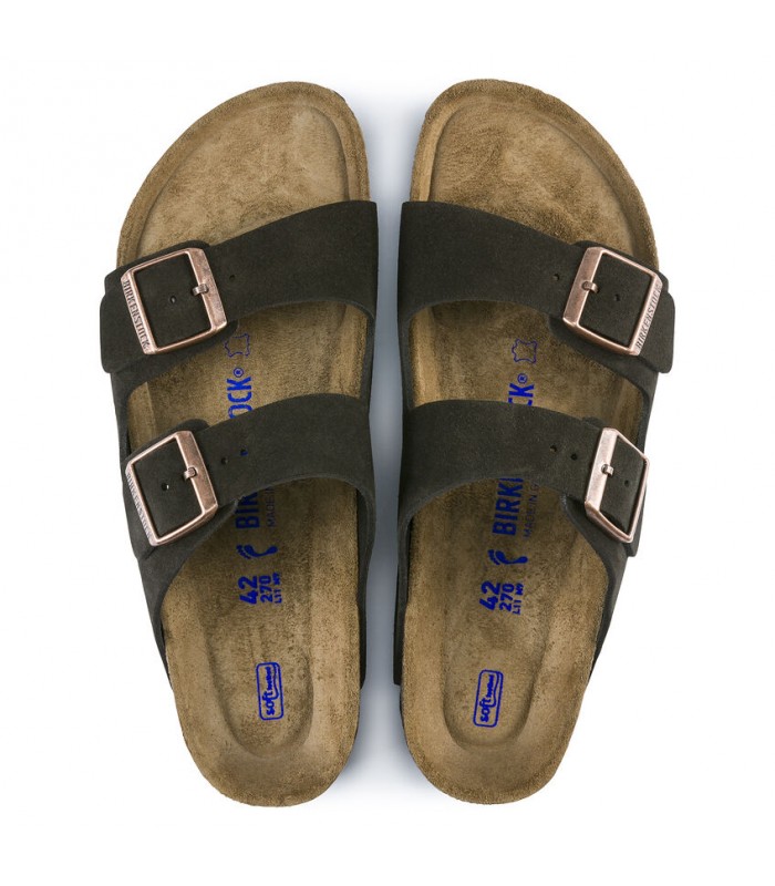 Sandalia serraje Birkenstock marrón mocca