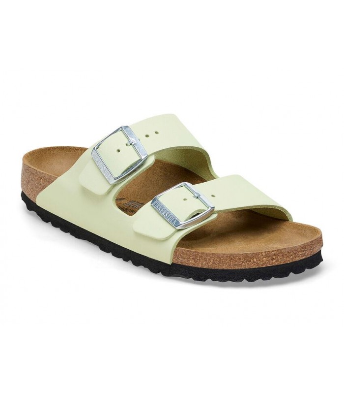 Sandalia Birkenstock dos tiras verde lima
