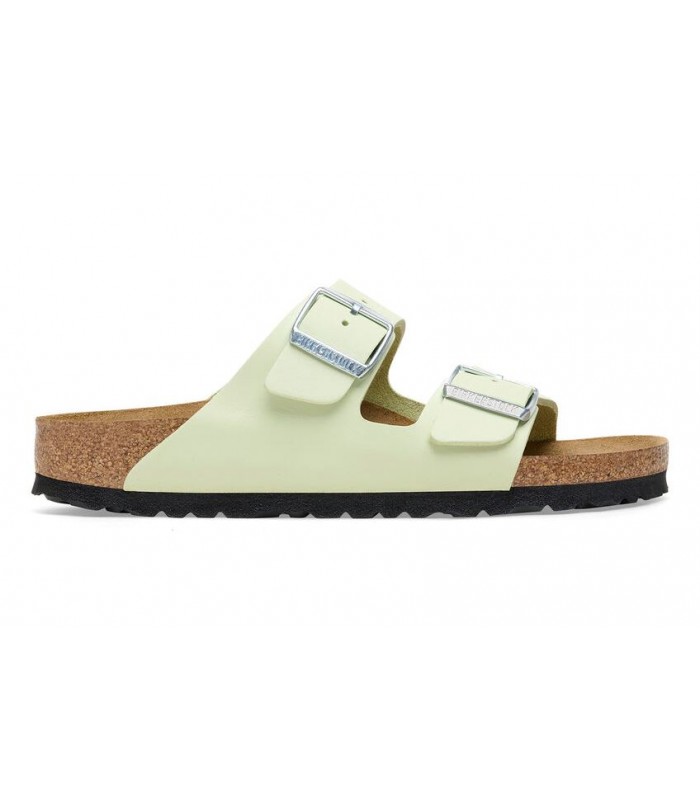 Sandalia Birkenstock dos tiras verde lima
