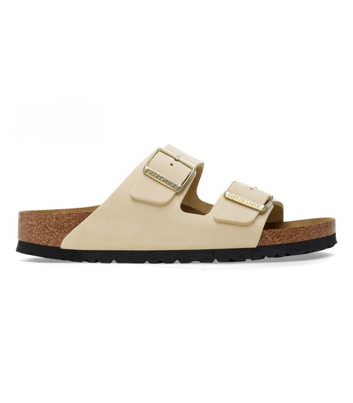 Sandalia Birkenstock beige dos tiras