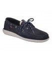 Zapato estilo náutico en azul marino
