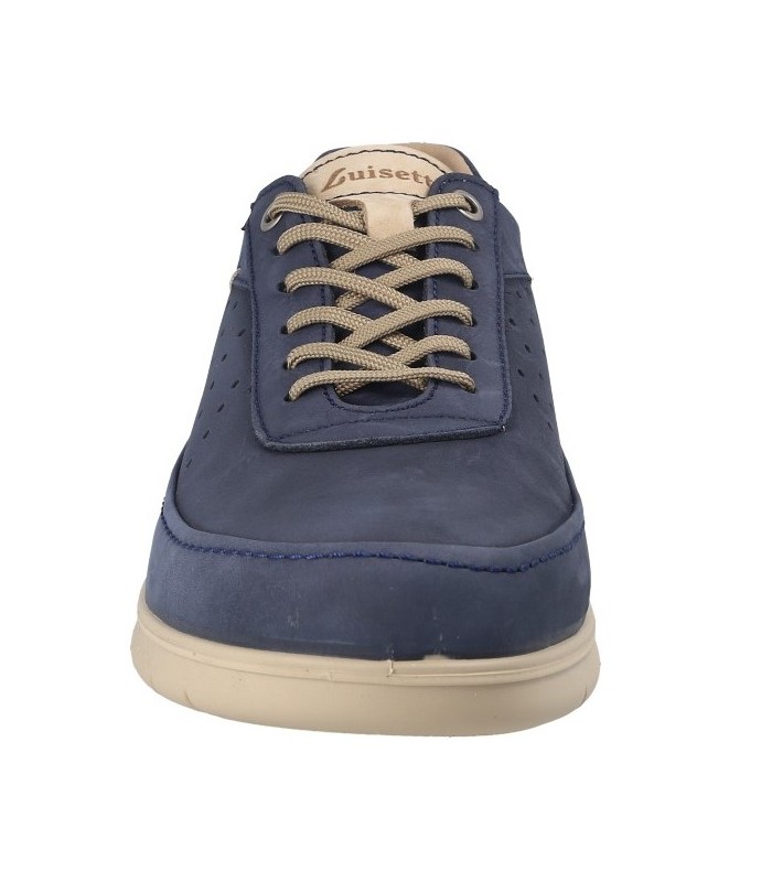 Zapatos de caballero en piel azul marino