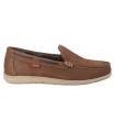 Mocasin para hombre en piel nobuck taupe