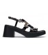 Sandalias en negro de tacón
