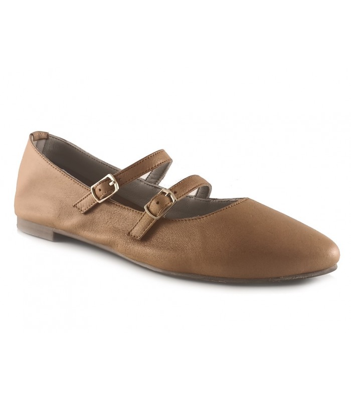 Francesita de color cuero para mujer