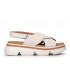 Sandalia de tiras y velcro para mujer