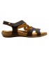 Sandalias de piel en color negro