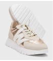 Zapatos sport en platino