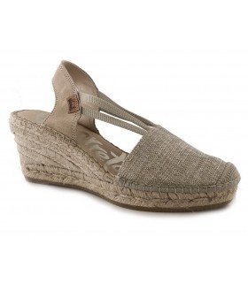 Alpargatas en textil blanco