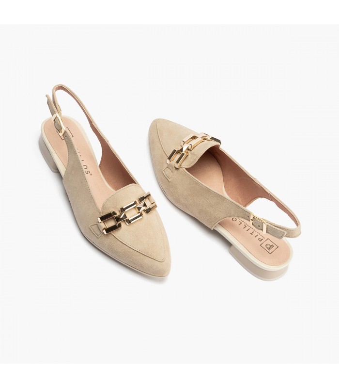 Zapato salón plano para mujer