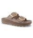 Sandalias en nobuck con hebillas para mujer