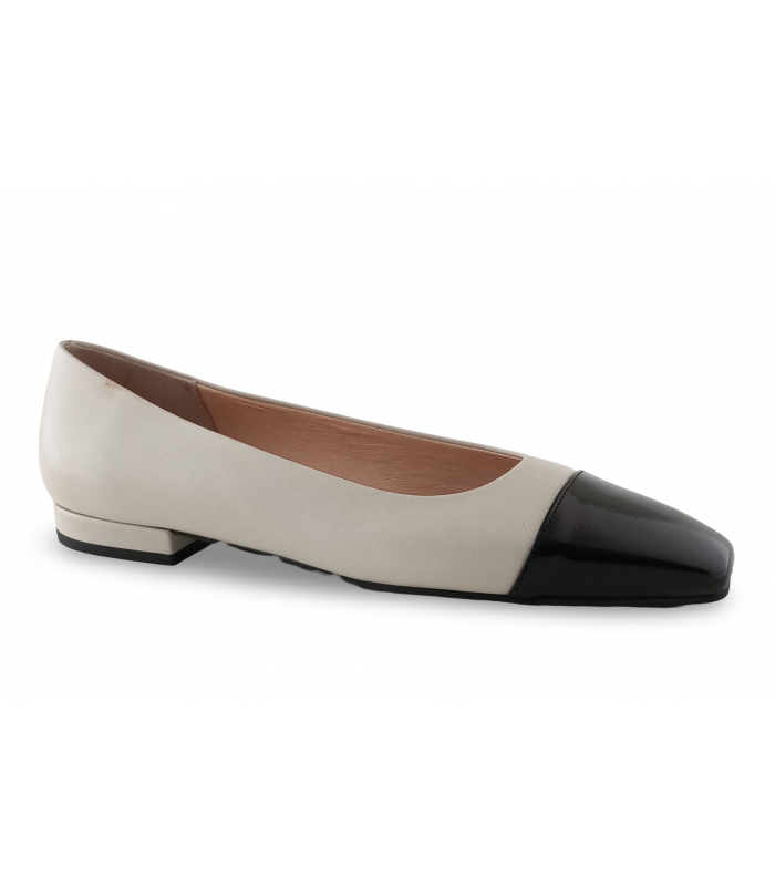 Bailarinas en piel beige