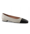Bailarinas en piel beige
