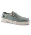 Deportivo Wallaby cordones verde mujer.