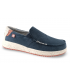 Zapato lona azul marino verano.