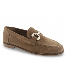 Mocasín Serraje Taupe