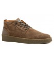 Botin de cordones en color taupe.