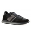 Deportivo de piel para hombre con cordones.
