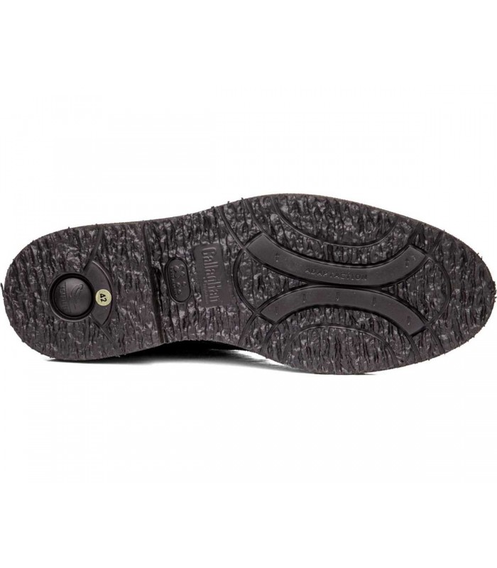 Botín wallaby para caballero en piel marrón