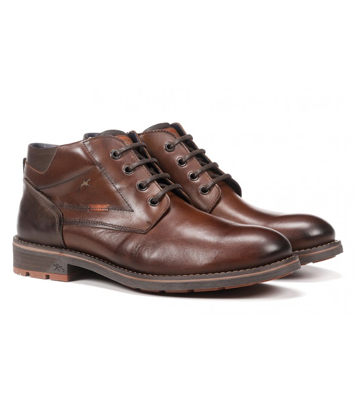 Botín para hombre en piel de color camel