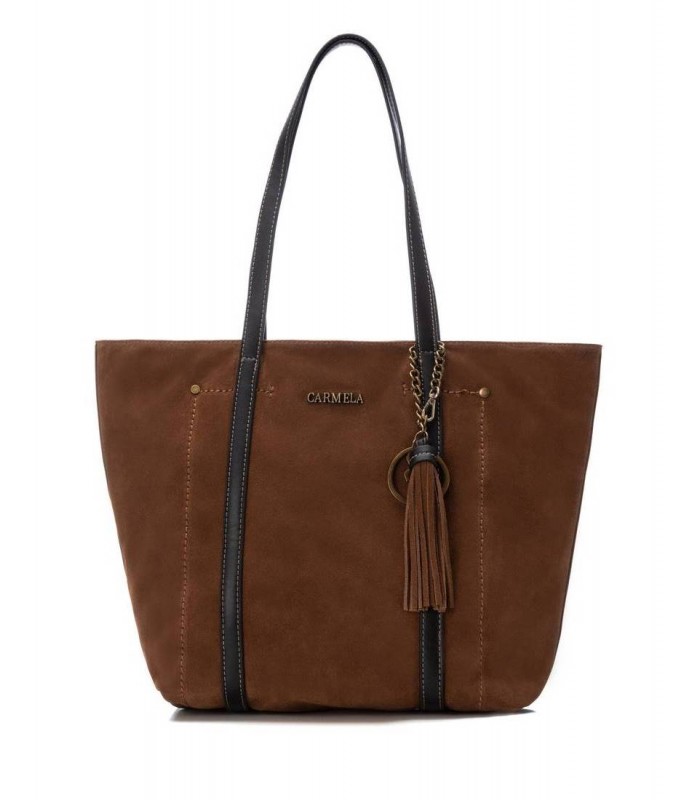 Bolso en color camel para mujer.