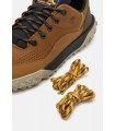 Deportivos marrones con cordones. Piel engrasada.