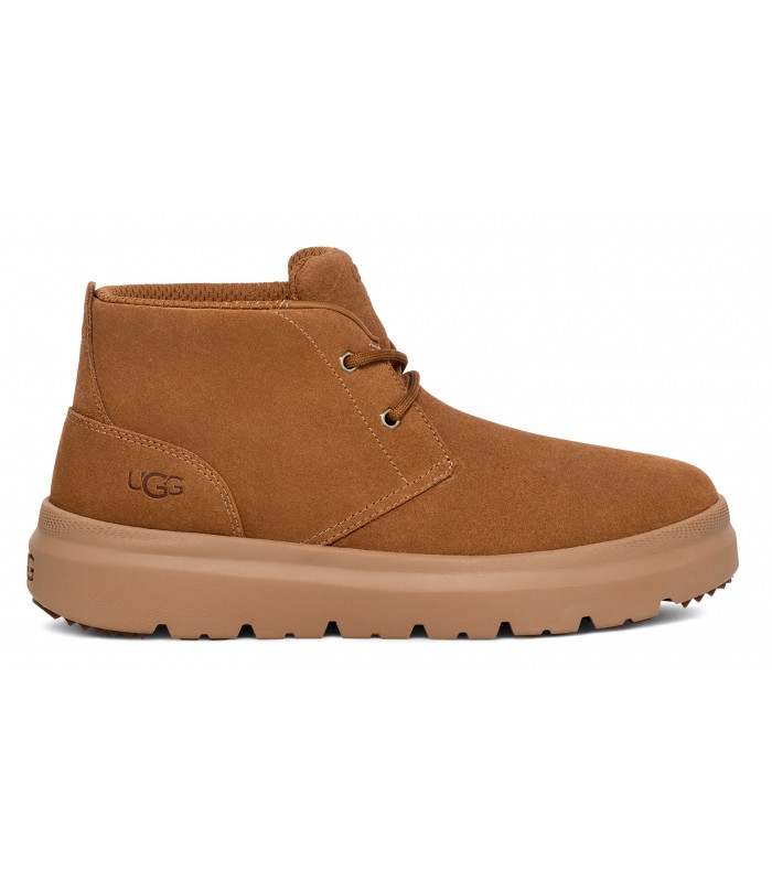 Botas de cordones cuero en piel cordero.