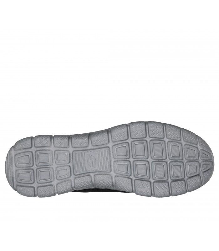 Deportivo Skechers en color negro para hombre con cierre de cordones.