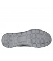 Deportivo Skechers en color negro para hombre con cierre de cordones.
