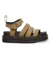 Sandalias planas color beige Dr. Martens plataforma