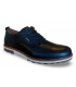 Zapato de cordones de corte clásico en negro.