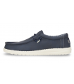Zapato tipo Wallaby en color azul marino.