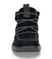 Botines con cordones en color negro.