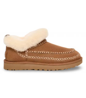 Botas color cuero con forro de lana.