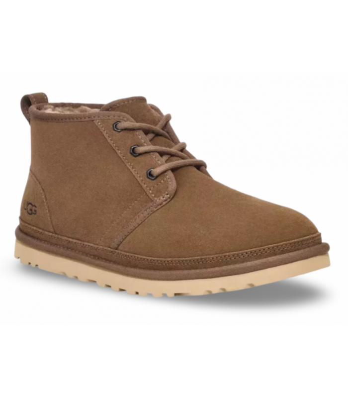 Botas de cordones taupe. Piel cordero engrasada.