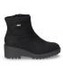 Botines negros con cuña. Lycra elástica, membrana impermeable.