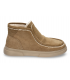 Botines camel invernales. Forro de pelo, piel serraje.