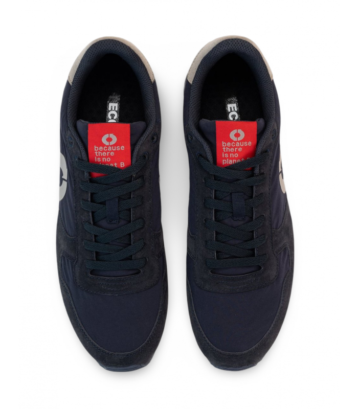 Deportivo de cordones color azul