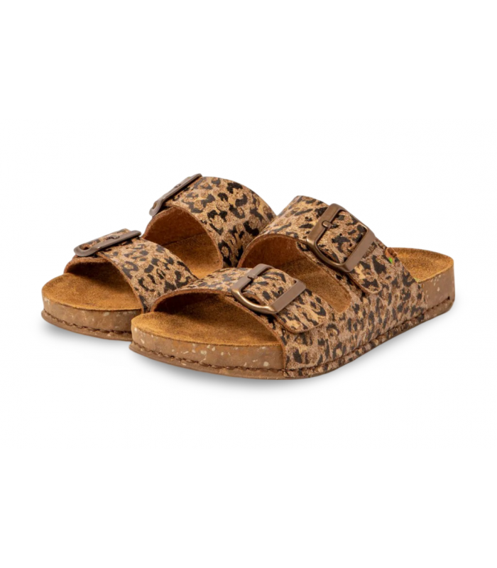 Sandalia de leopardo con hebillas El Naturalista N5797P
