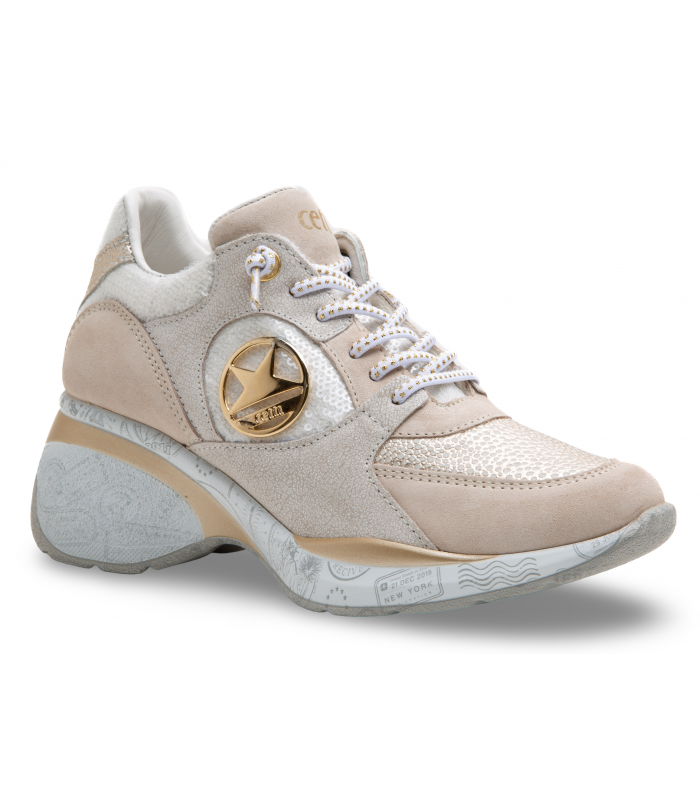 Deportivo con cuña beige Cetti 1376
