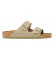 Sandalia Birkenstock dos hebillas kaki