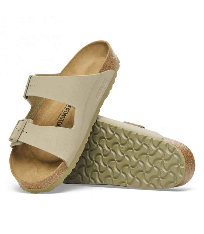 Sandalia Birkenstock dos hebillas kaki