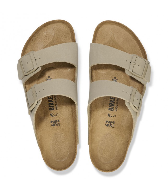 Sandalia Birkenstock dos hebillas kaki