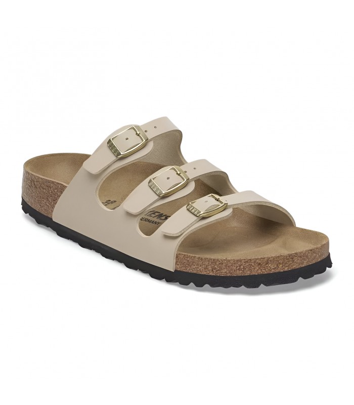 Sandalia tres hebillas arena Birkenstock 102926