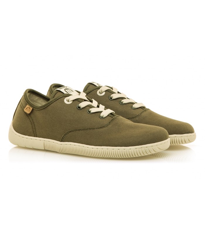 Zapatillas barefoot mujer verde caqui Mustang 60849