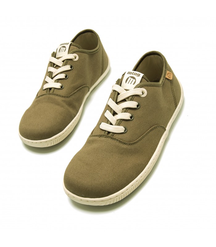 Zapatillas barefoot mujer verde caqui Mustang 60849
