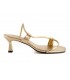 Sandalia laminada oro Bryan 6602