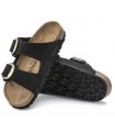 Sandalia Big Buckle negro Birkenstock 1023290 Arizona